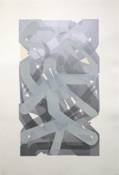 John Millei Prototype for a Perfect World, 2012 Lithography & silkscreen monoprint, no. 6 from a series of 11 unique monoprints
