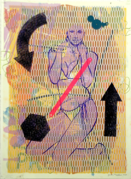 Jason Meadows Hybrids, 2004 Lithographic Monoprint, silkscreen, ed. 131, no. 112 30 x 22 in.