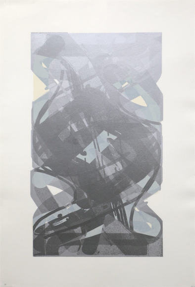 John Millei Prototype for a Perfect World, 2012 Lithography & silkscreen monoprint, no. 11 from a series of 11 unique monoprints