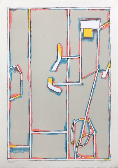Craig Kauffman Untitled, State II, 1980 Lithograph, silkscreen