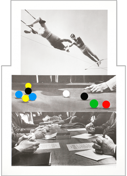 John Baldessari Three Moments, 1999 Lithograph