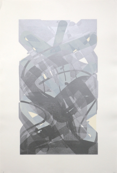 John Millei Prototype for a Perfect World, 2012 Lithography & silkscreen monoprint, no. 3 from a series of 11 unique monoprints
