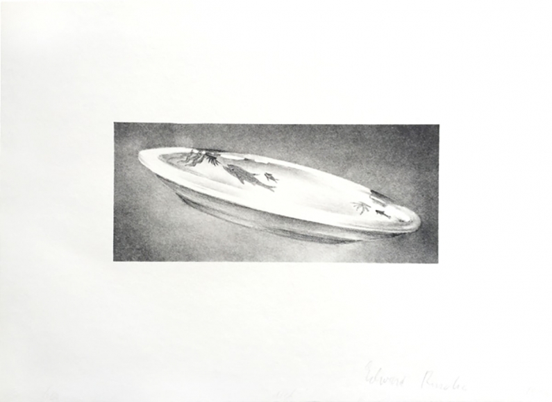 Ed Ruscha Dish, 1973 Lithograph, ed. 250