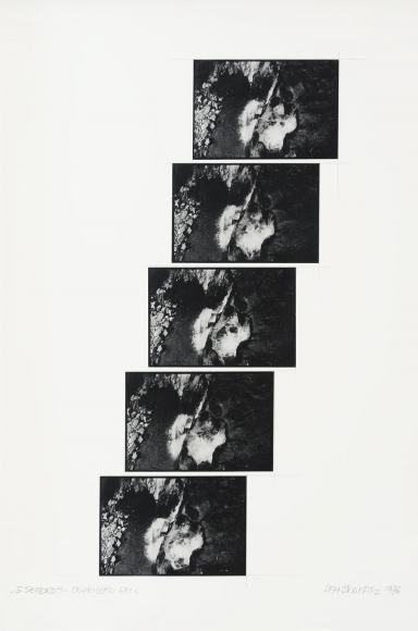 Leandro Katz, Overhead Fall (5 second-study)