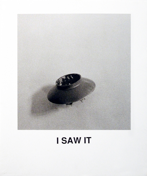 John Baldessari I Saw It, 1997 Lithograph