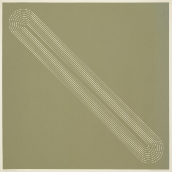 Tony Delap Marin, 1971 Lithograph, embossing