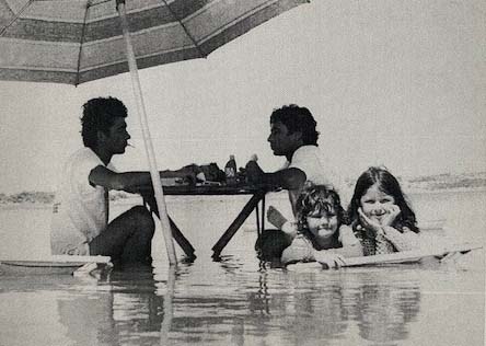 Peter Alexander, Ron Cooper, Julia and Hope Alexander