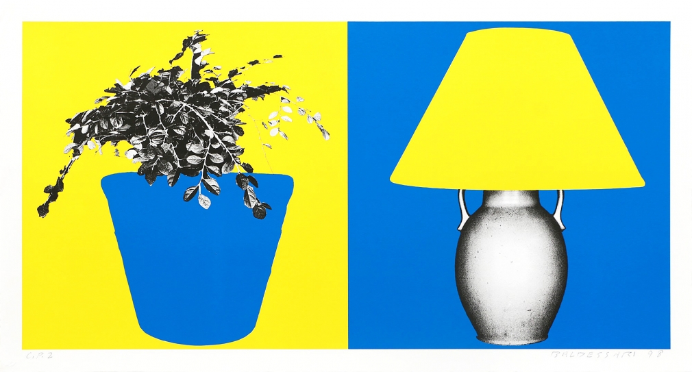 Plant and Lamp (B+Y, Y+B), 1998