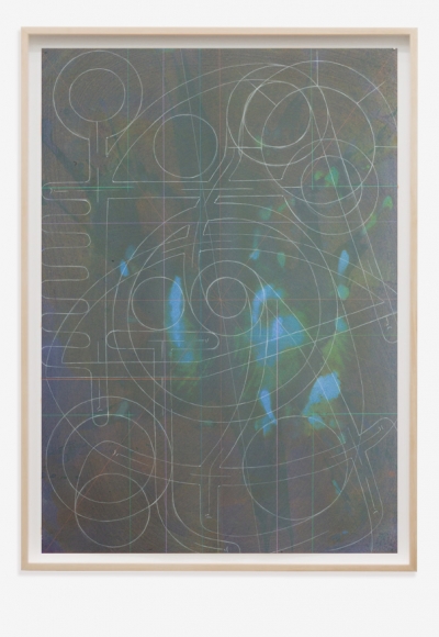ANDREW LYGHT White Line Drawing KL-7, 2020 Expo Chicago 2021 Anna Zorina Gallery