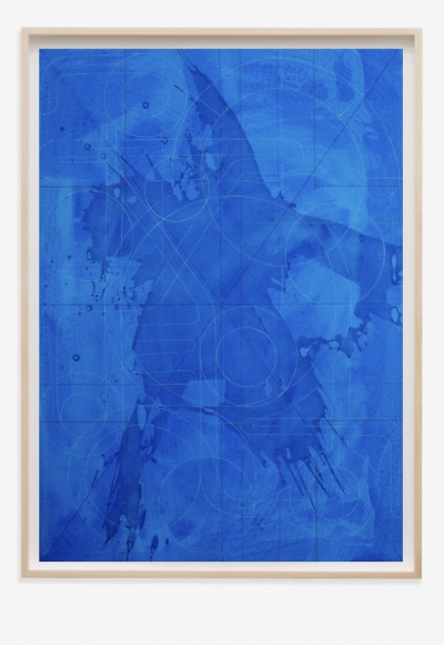 ANDREW LYGHT White Line Drawing CJ-2, 2020 Expo Chicago 2021 Anna Zorina Gallery