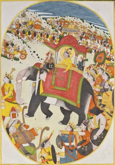 An Illustration to the Ramayana: The Return of Rama