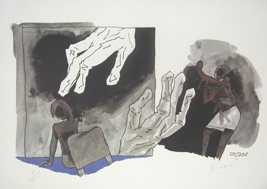 M F Husain
