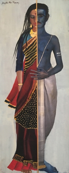Anjolie Ela Menon with Robyn Beeche