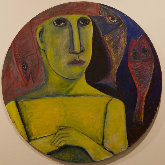 Ahmed Morsi Untitled (Man and Two Fish)