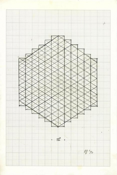 Rasheed Araeen Original Drawings for Sculpture (9-12)