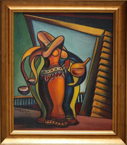 Sadequain WOMAN AT THE WELL