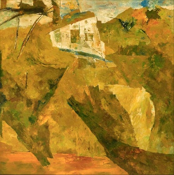 Ram Kumar Untitled Landscape (House)
