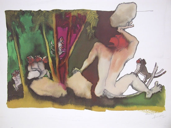 M F Husain