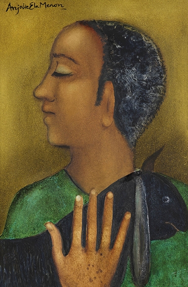 Anjolie Ela Menon, Boy with Goat I
