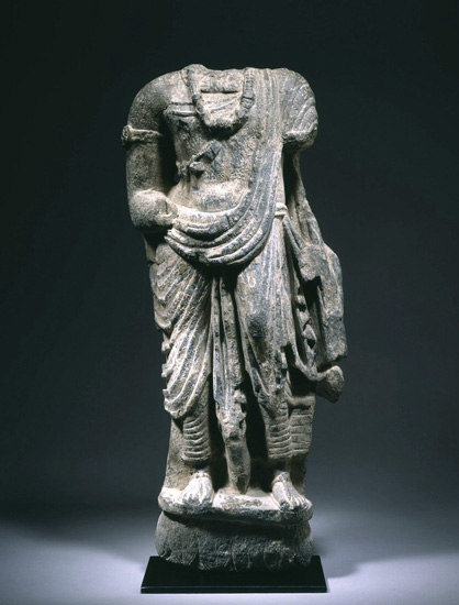 Grey Schist Bodhisattva