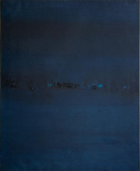 Vasudeo Gaitonde UNTITLED (BLUE)