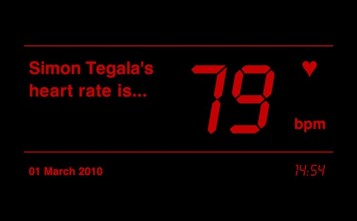 Simon Tegala ANABIOSIS: 1 March 2010