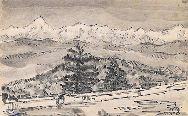 Nandalal Bose LANDSCAPE