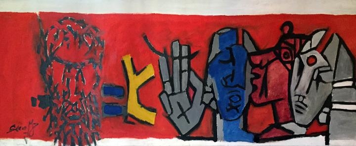 M.F. Husain VISAGES