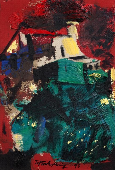 Paresh Maity Untitled (Green Town)