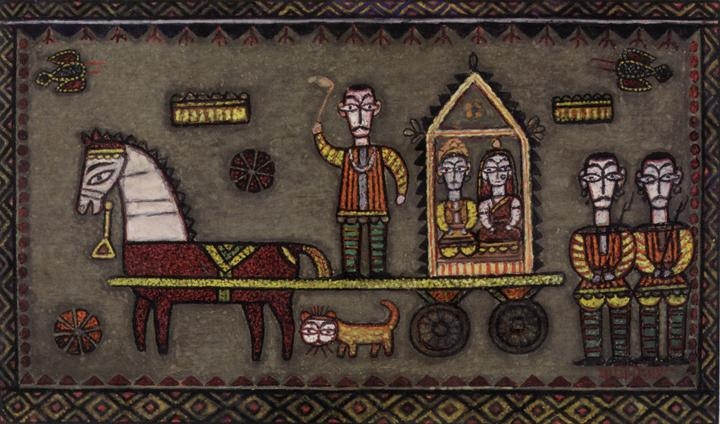 Jamini Roy UNTITLED (CHARIOT)