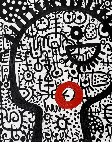 Victor Ekpuk, Portrait 6
