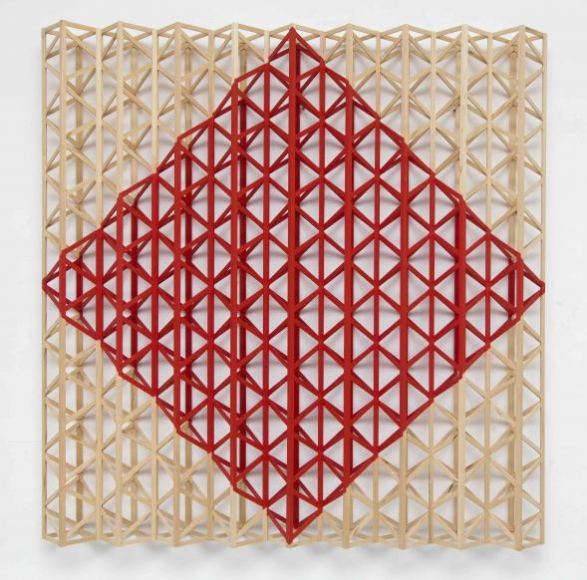 Rasheed Araeen, Red Square (After Malevich) 