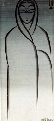 Jamini Roy UNTITLED (WOMAN)