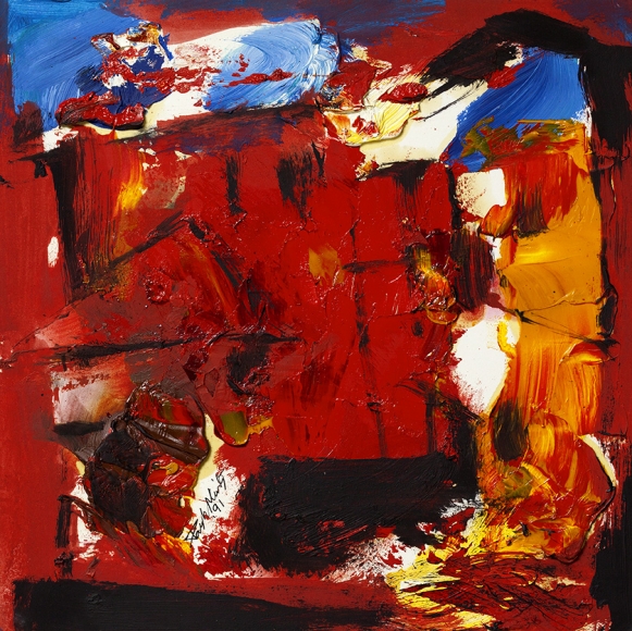 UNTITLED (RED CITYSCAPE)