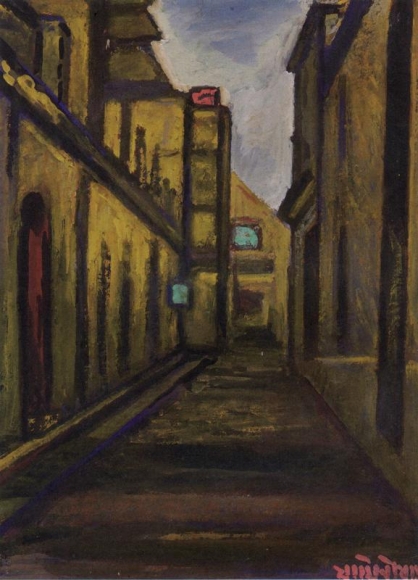 Jamini Roy Untitled (Street Scene)