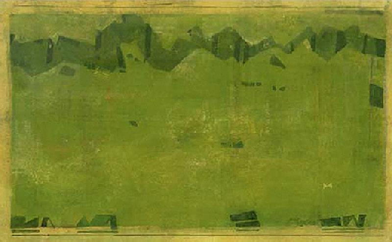 Ganesh Haloi Untitled (Green Landscape)