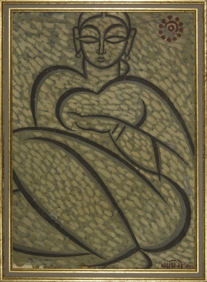 Jamini Roy Untitled (Woman)