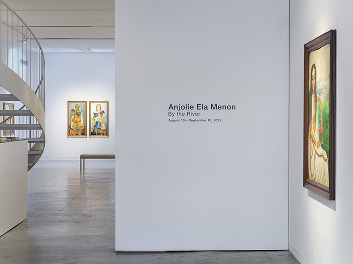 Anjolie Ela Menon | By the River, Installation View 1