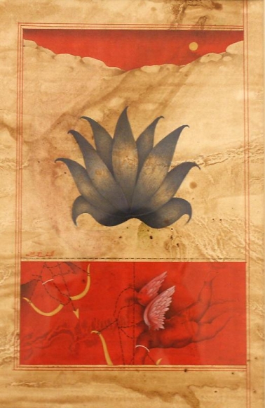 Asif Ahmed UNTITLED (BLUE FLOWER)