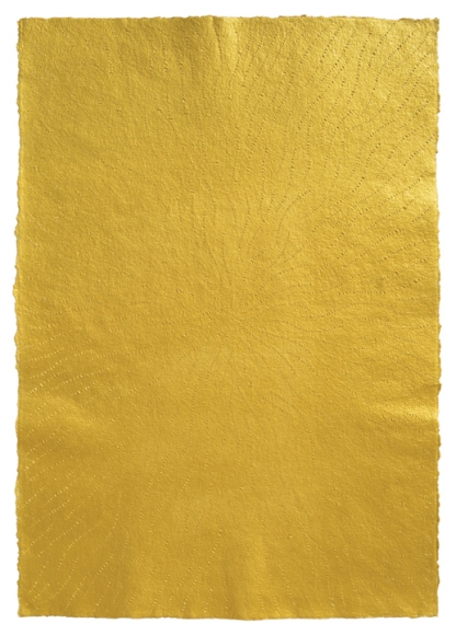 Mohammed Kazem , Acrylic on Scratched Paper (Gold)