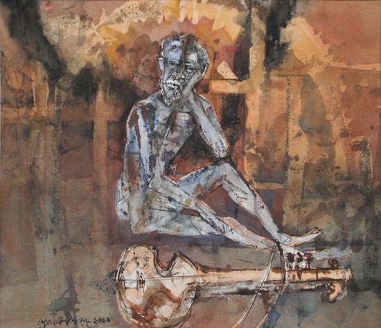 Shyamal Dutta-Ray MAN WITH SITAR
