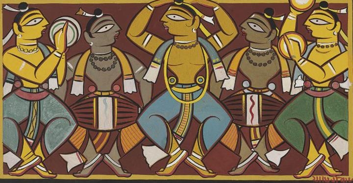 Jamini Roy UNTITLED (MUSICIANS)