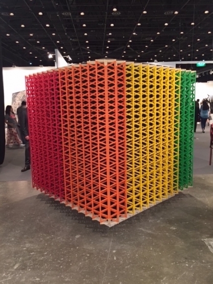 RASHEED ARAEEN Black Cube Holding Together The Colors Of The Rainbow, 2016/17