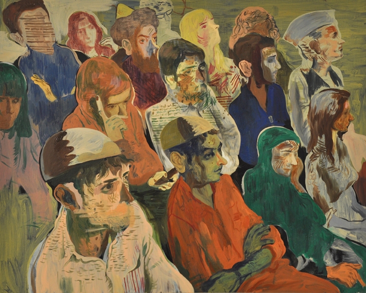 Salman Toor Imaginary Multicultural Audience