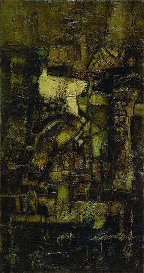 Ram Kumar UNTITLED LANDSCAPE (YELLOW)