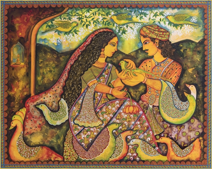 Draupadi and Sahdev