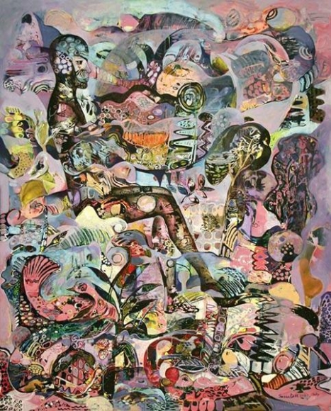 Sanatan Saha MAN SITTING IN ABSTRACT