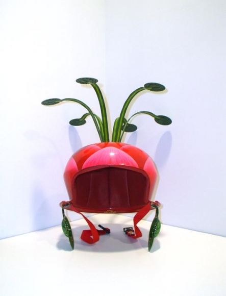 Adeela Suleman PINK LOTUS HELMET