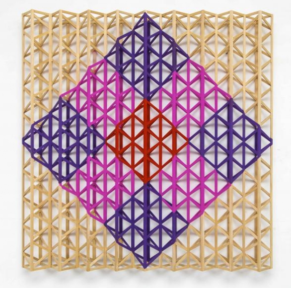 Rasheed Araeen, Red Square Breaking Into Rainbow Colors