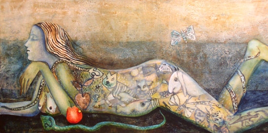EDEN Oil on masonite board